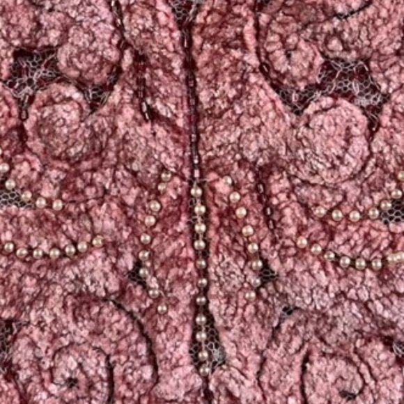 SOLD Free People NWT Crush On You Embellished Mauve Corset Mesh Cami Tank Top Sm - Picture 7 of 13